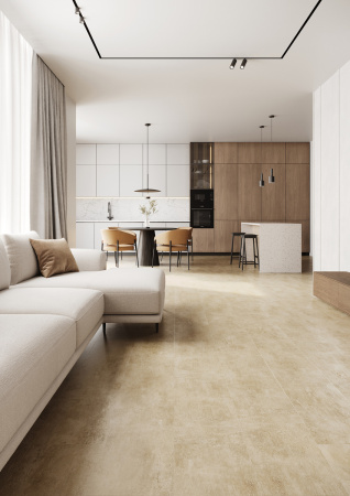 Кварцвиниловая плитка Fargo Stone LVT 48102-08 Травертин Песочный